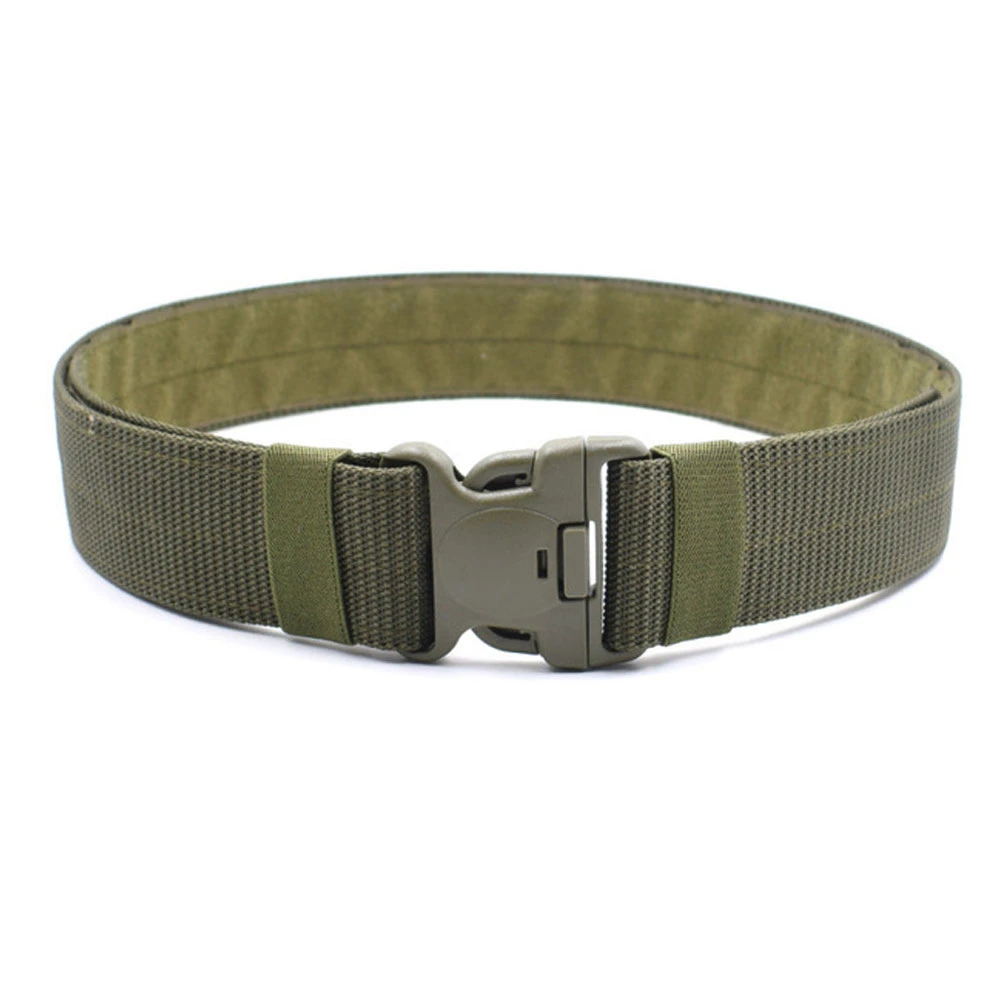 High Quality  Military Police Pistol Belt with Brass Buckle and Baton Holder OEM Military Army Duty Belts and Acce