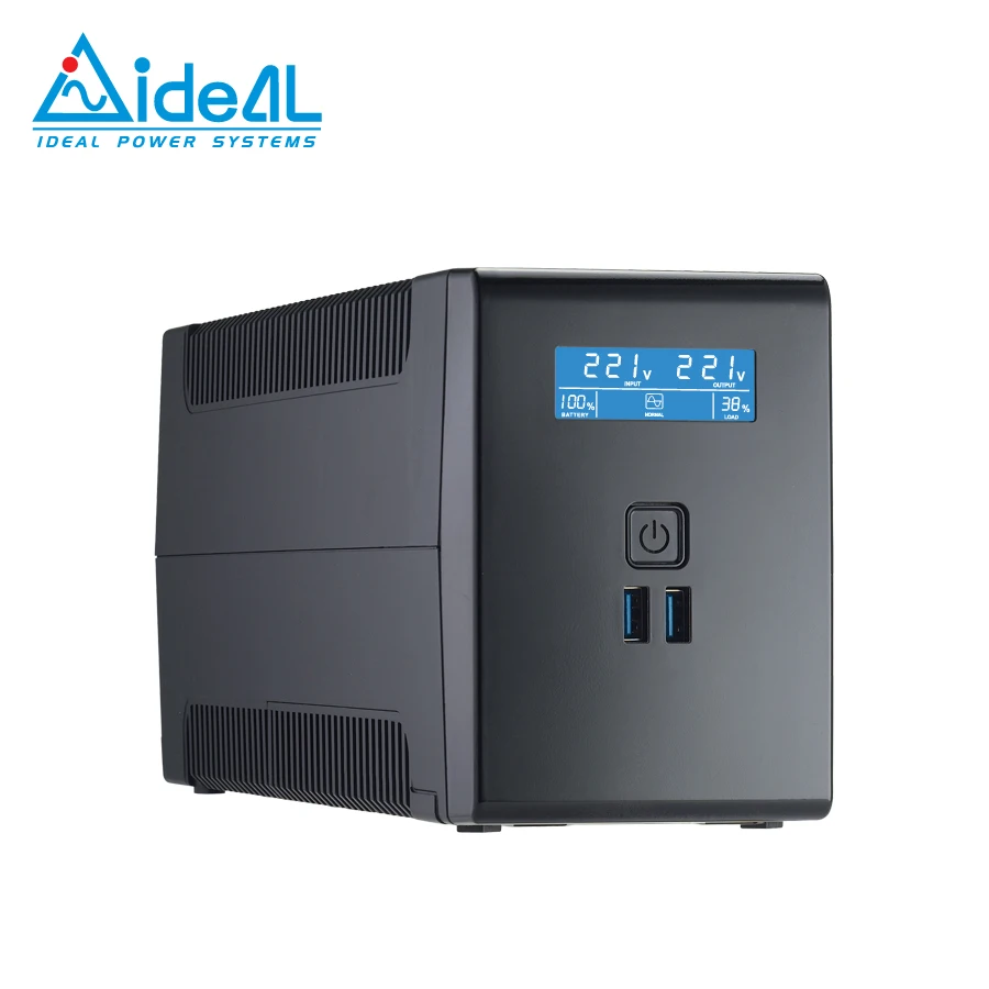 600va home inverter ups with LCD display, USB charging