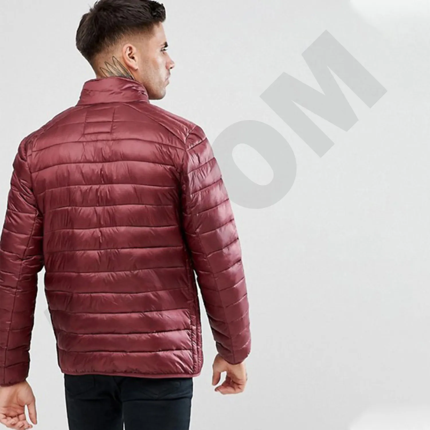 Легкая куртка-пуховик для зимы мужское Северное пальто с воротником-стойкой на заказ уличная Ультралегкая куртка от компании Antom