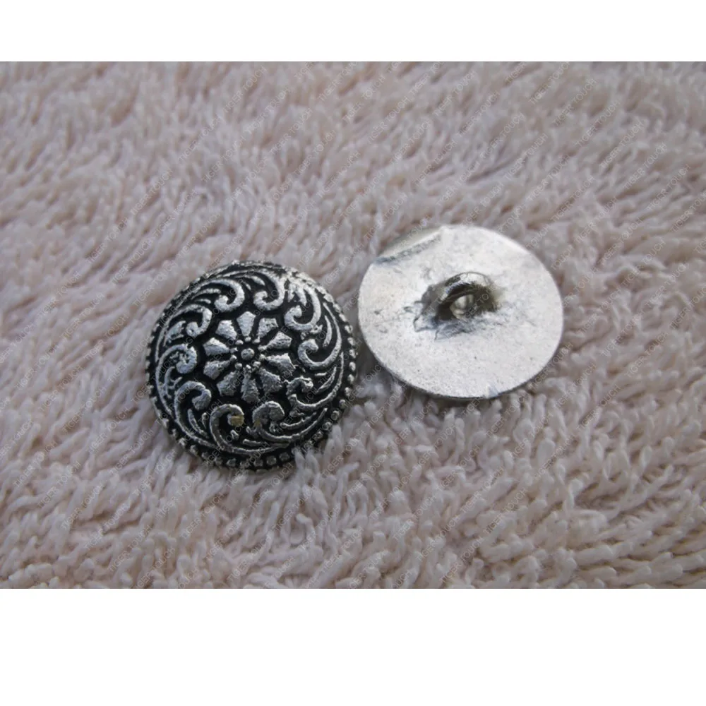 round Brass Shank Buttons with Sustainable Features for Medieval Style Culture