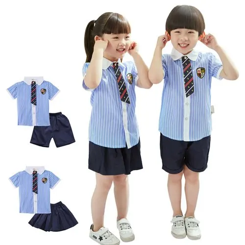
New design kids kindergarten school uniform Clothes For Kids uniform made in Vietnam 