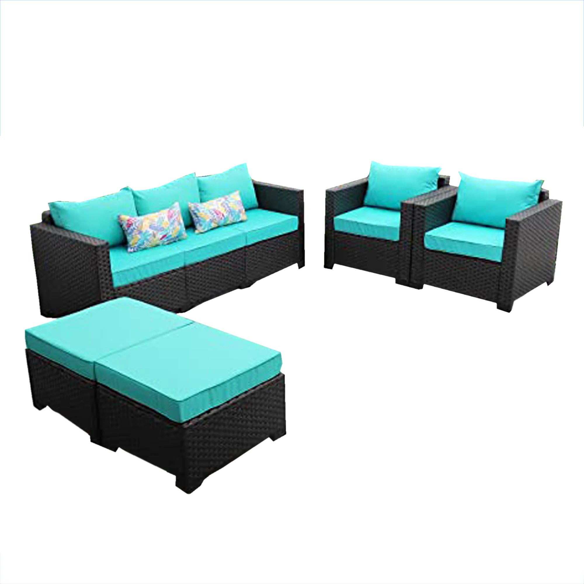 outdoor sofa set black rattan aluminium frame patio sofa sets high class leisure garden outdoor furniture for resorts