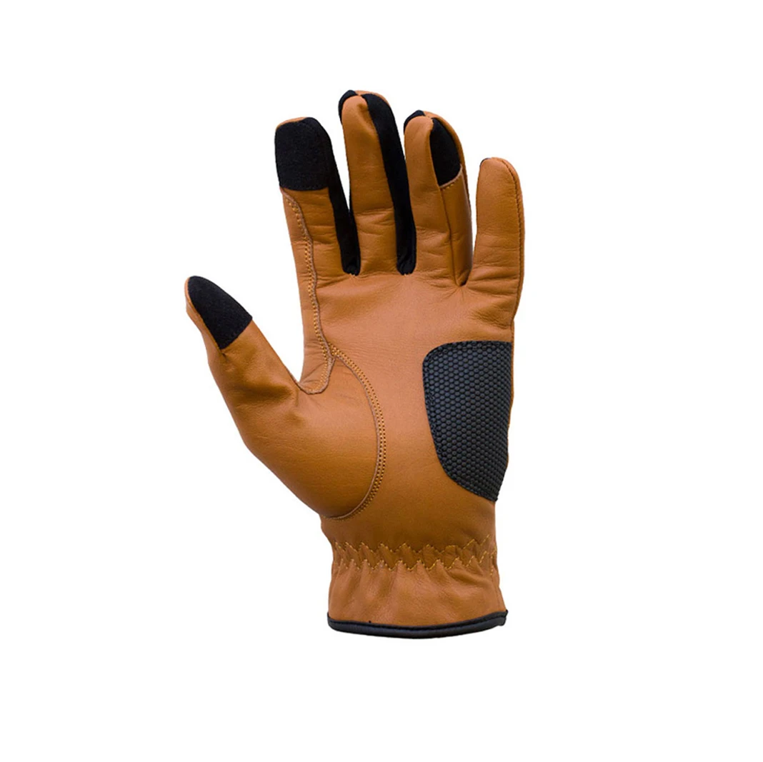 
Latest Design High Grain Premium Quality Pure Leather Horse Riding Gloves 