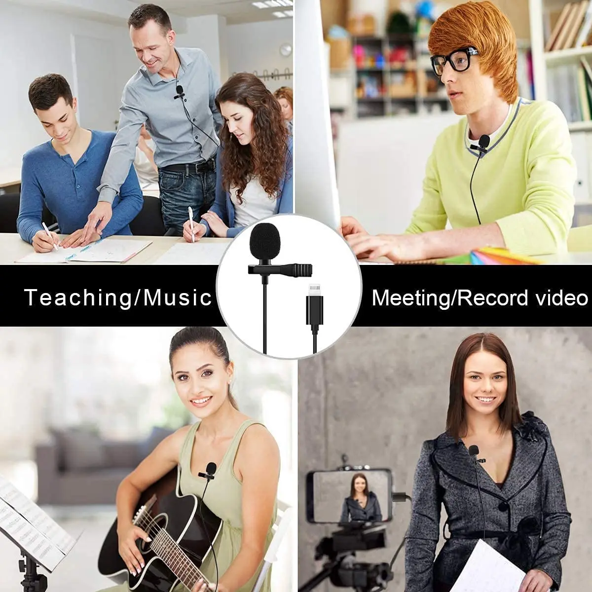 Микрофон с разъемом 3 5 мм петличный микрофон зажимом мини-Аудио для компьютера ноутбука мобильного телефона