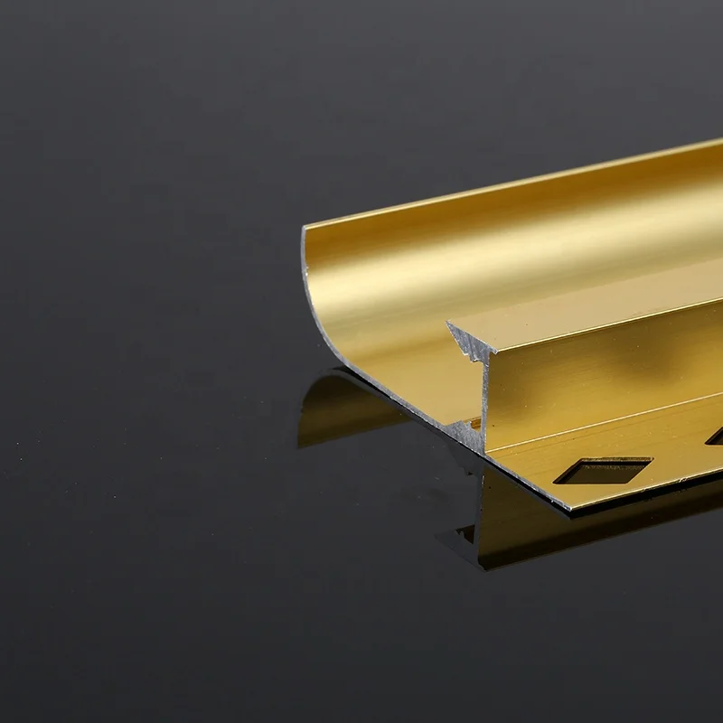 Aluminium Extrusion Metal Wire Drawing Hidden Skirting Board with LED Different Types of Mount Flush Recessed BaseBoards