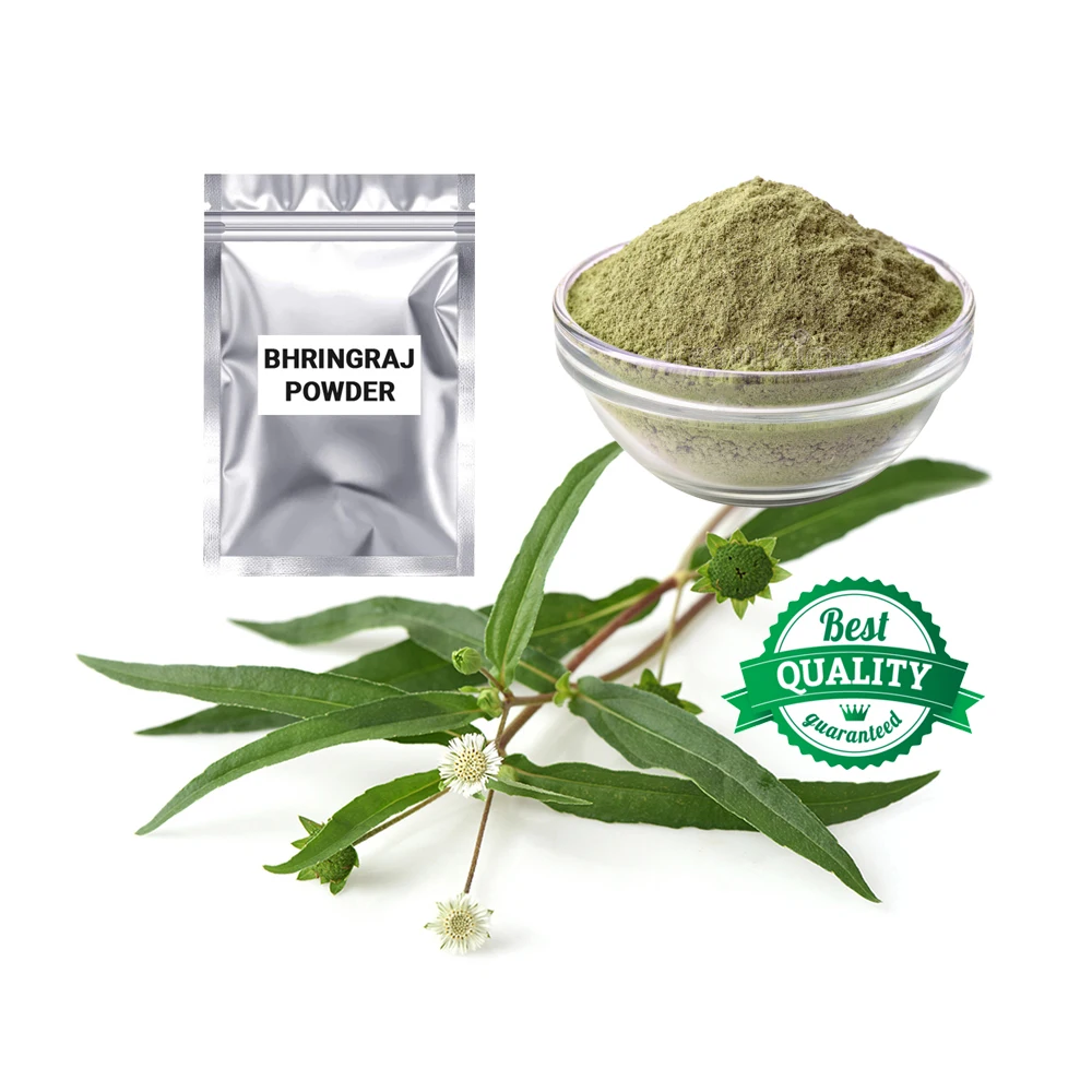 100% органический порошок Bhringraj фальшивые маргаритки лучшие продукты для ухода за волосами OEM частная марка от производителя