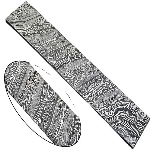 Штанга из дамасской стали ручной работы для изготовления ножей