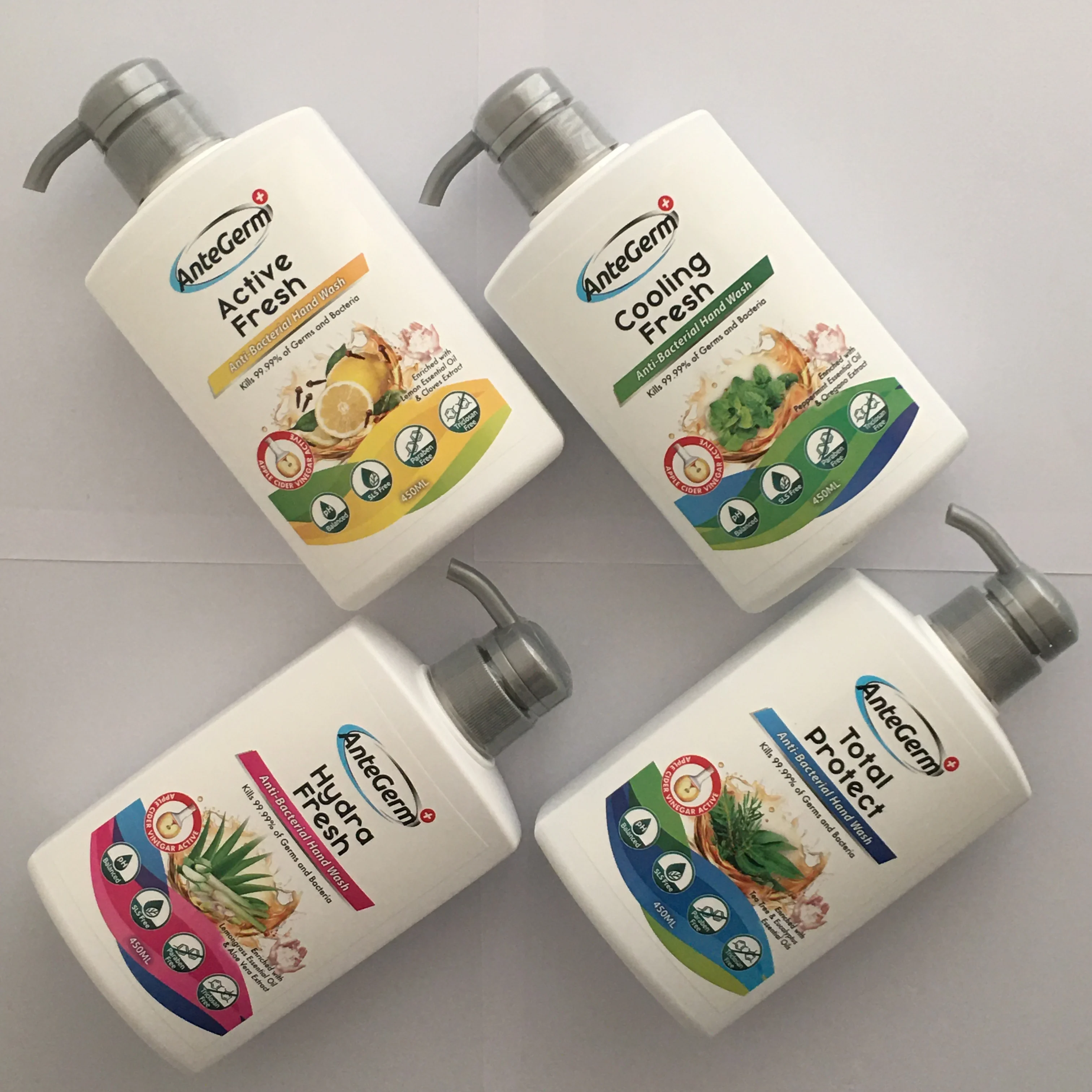 Malaysia OEM Hydra Fresh Hand Shampoo 450ml Liquid Gel for Strengthens Skin Barriers and Deep Hydration