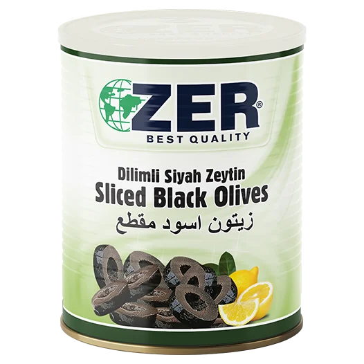Zer Sliced Black Olives 1/1 x 12 Tin