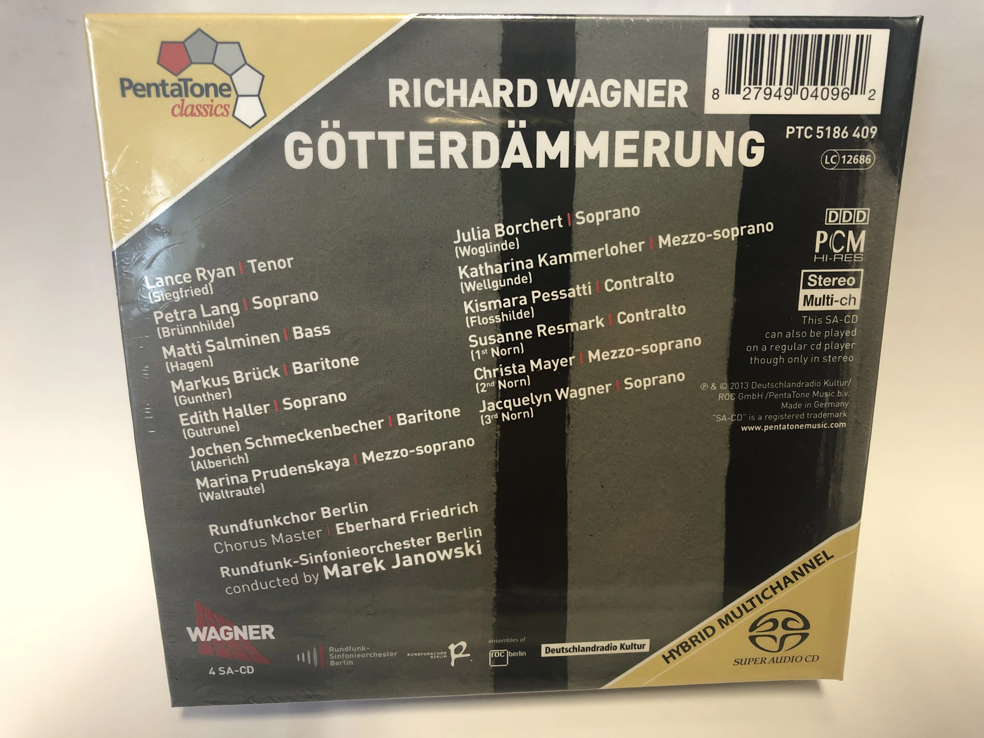 Janowski, водитель, удивительное качество, Вагнер, Gotterdammerung SACD CD от Pentatone
