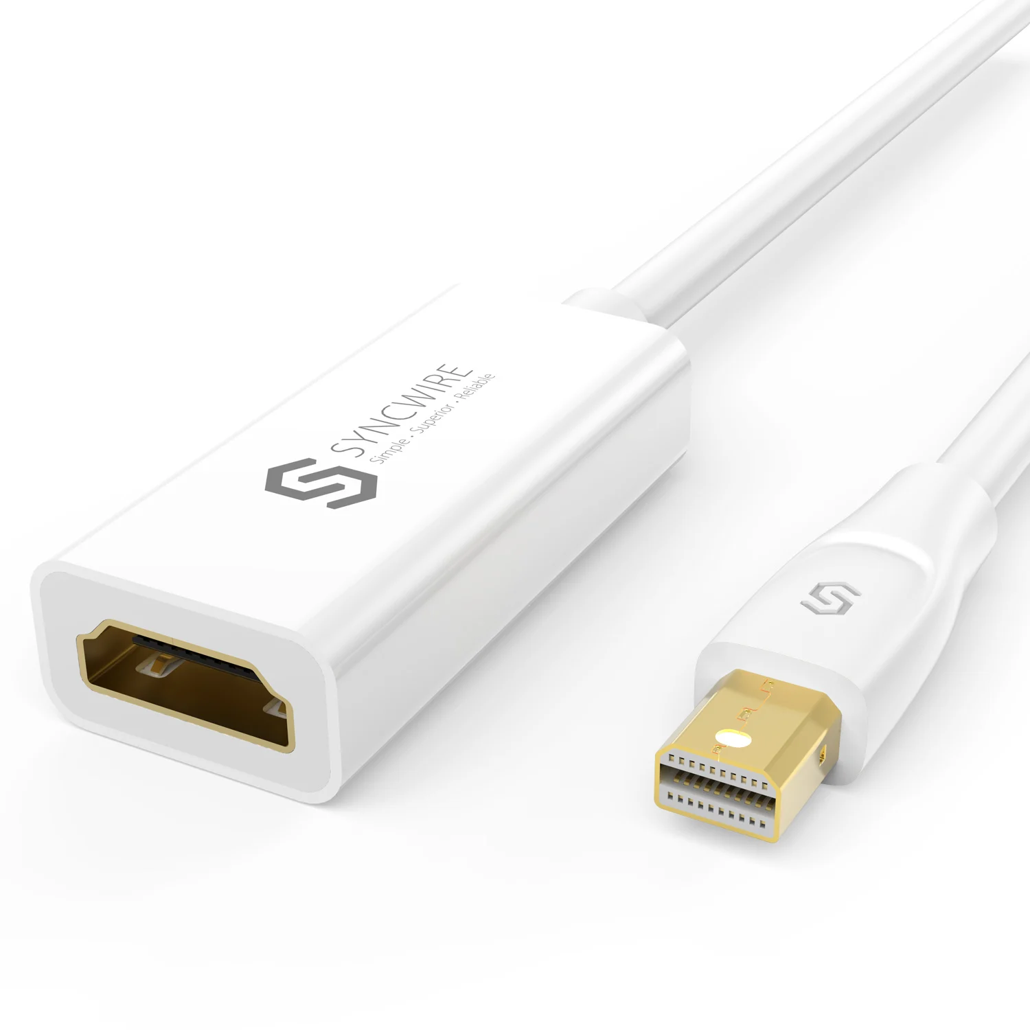 
Syncwire MINI DisplayPort TO HDMI 4 K Active Thunderbolt to HDMI Adapter 