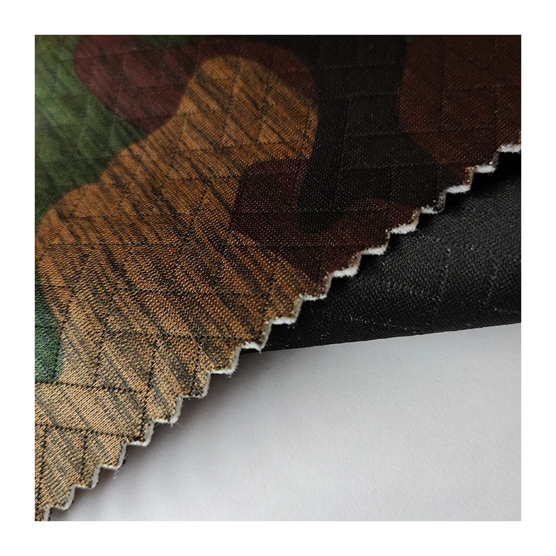  Камуфляжная поли набивная ткань 15% катионный полиэстер