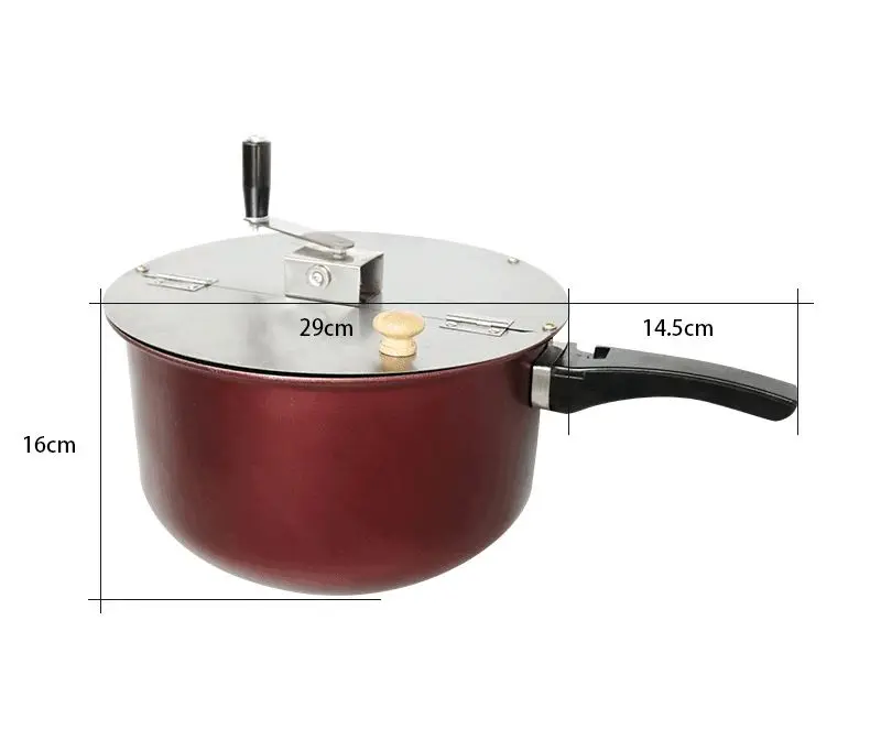 Stovetop Popcorn Maker with knocked down type