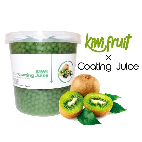 
Taiwan bubble tea Kiwi coating juice boba 