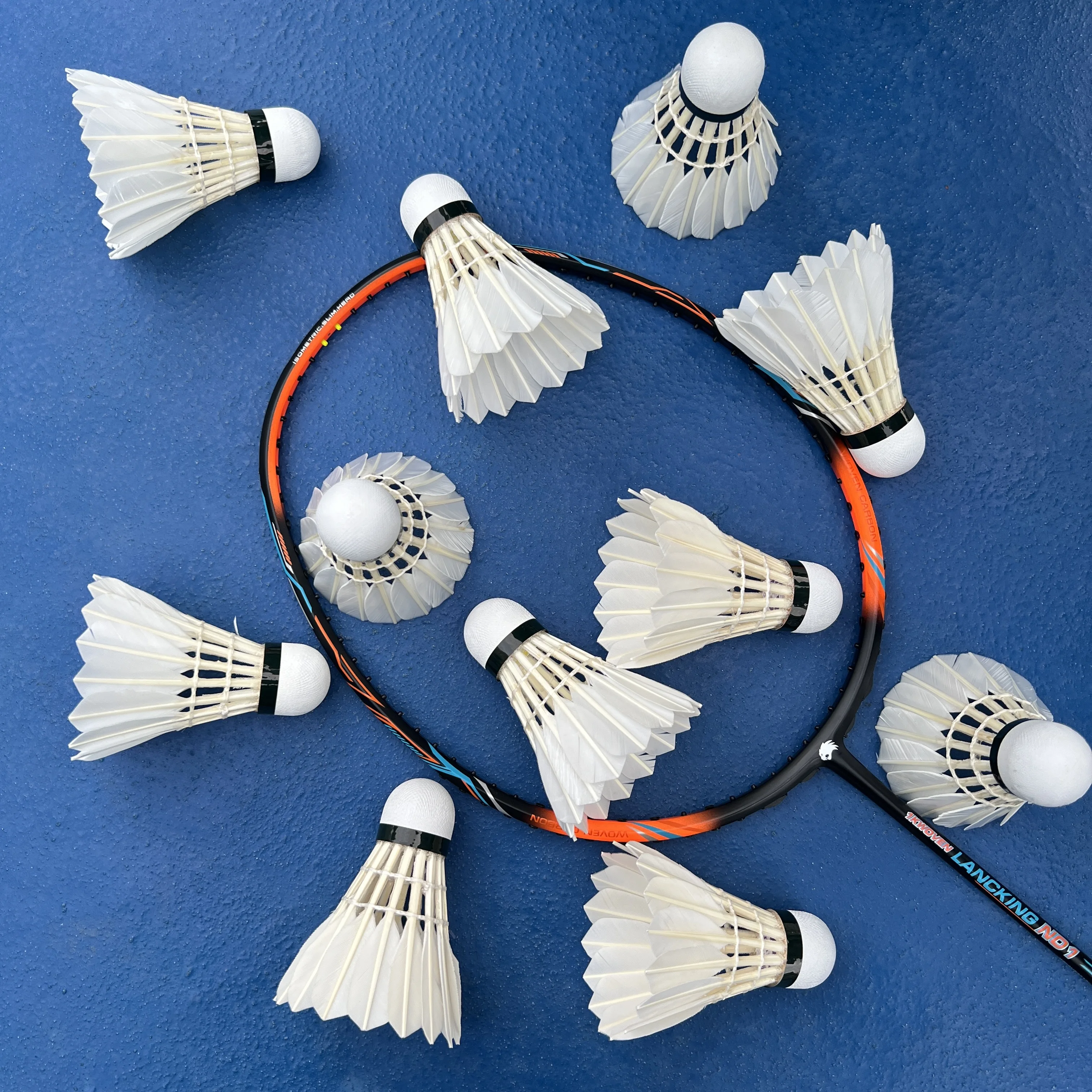 Wholesales Badminton Shuttlecock Tournament 3 layer cork head