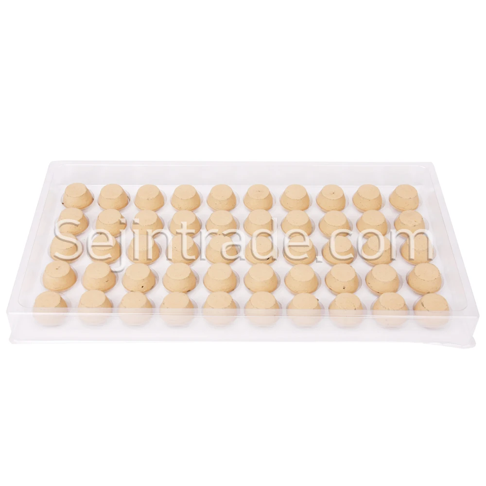 SEJIN Smokeless MOXA. Medical Moxibustion Made Korea Nature Therapy Moxa Cone Pure Roll Stick Lamp Pack Patches Pad (50PCS/BOX)