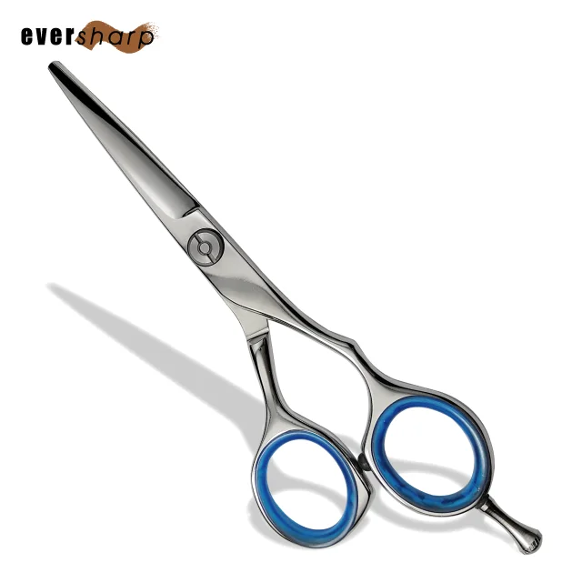 Professional 5.25 Inch Extra Sharp Barber Scissors Polished Hair Salon Thinning Scissors with Blunt Blade Tip for Hairdressers