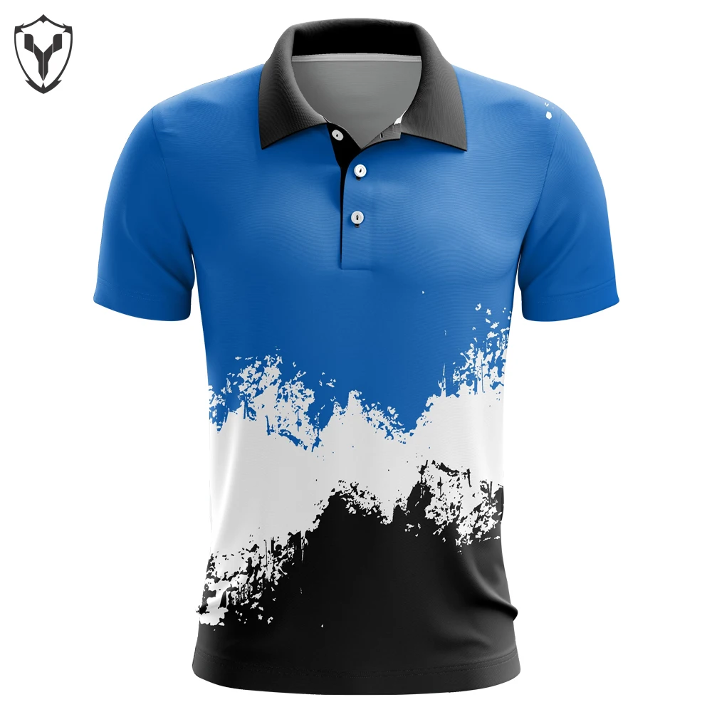 Custom Team Clothing Sportswear High Quality Factory Design All Over Full Dye Sublimation Latest Design  Cricket Jersey  For Men