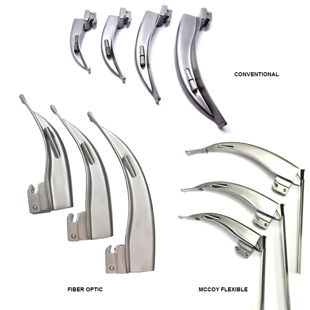 Лидер продаж ларингоскоп полный ассортимент оптоволоконные и обычные хирургические