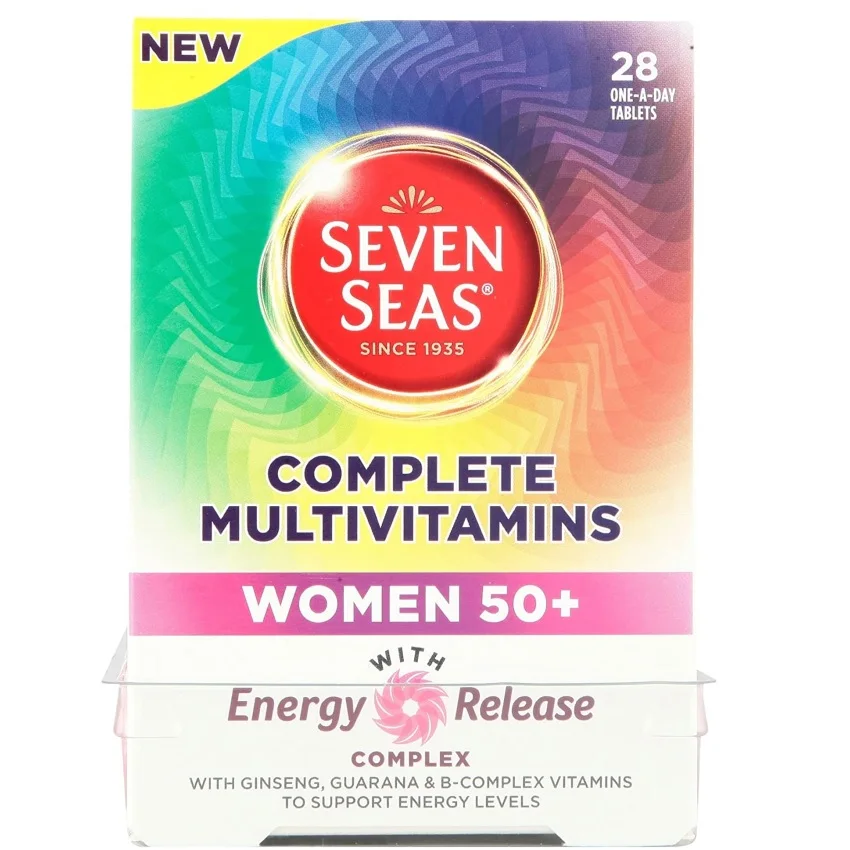 
 Полная мультивитамина SevenSea для женщин 50 +, 28 таблеток (EAN 5012335873100)  