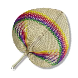 Made In Vietnam 100% Natural Bamboo Fan Handmade Bamboo Fan Hand Woven Bamboo Fan by MadeTerra