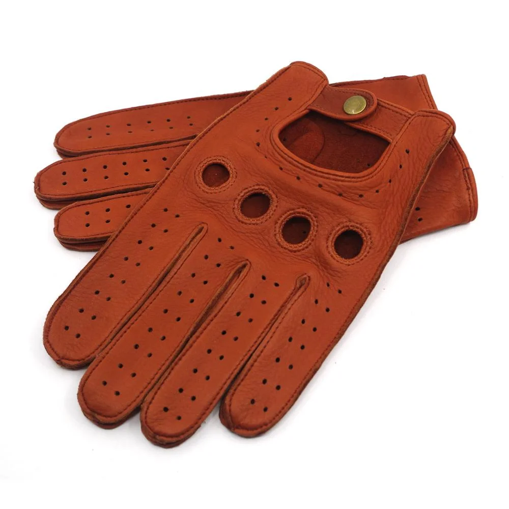 Качественные мужские кожаные перчатки с закрытыми пальцами, мужские перчатки для вождения автомобиля, высококачественные перчатки для вождения