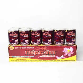 Canned food Instant  Violet Glutinous Rice Gruel from Minh Trung Vietnam - No Preservative