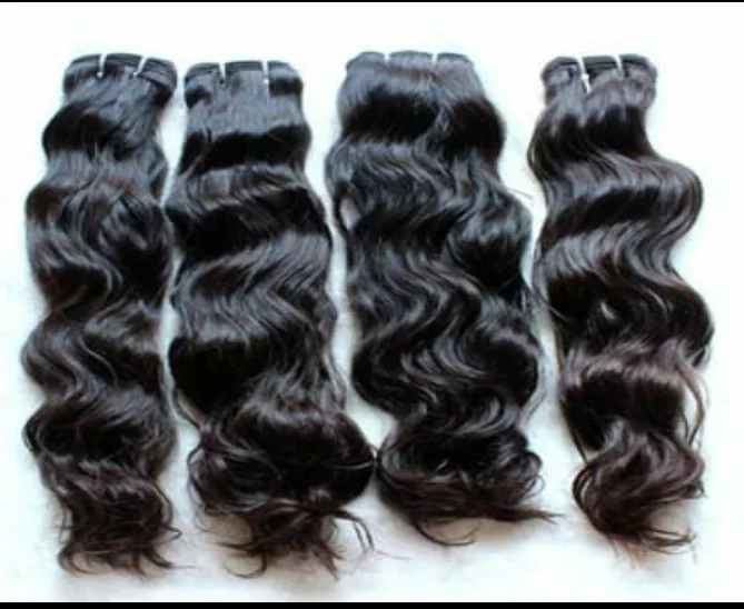 Temple Raw Hair Unprocessed Human Natural Hair Extensions Strong Weft Very Thick And Healthy Ends At Wholesale Factory Price