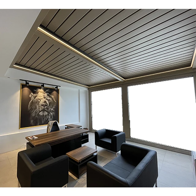 ALUMINIUM STYLE ROLLING ROOF - OPENABLE ALUMINUM ROOF