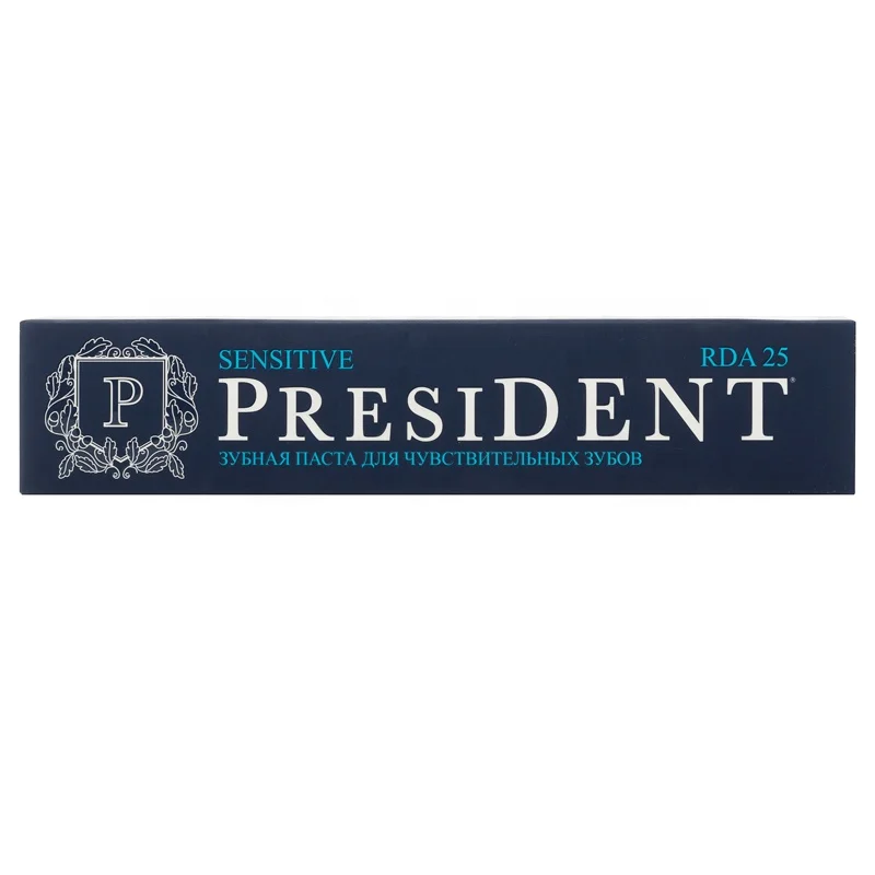 
toothpaste PRESIDENT Sensitive (25 RDA) 75 ml 