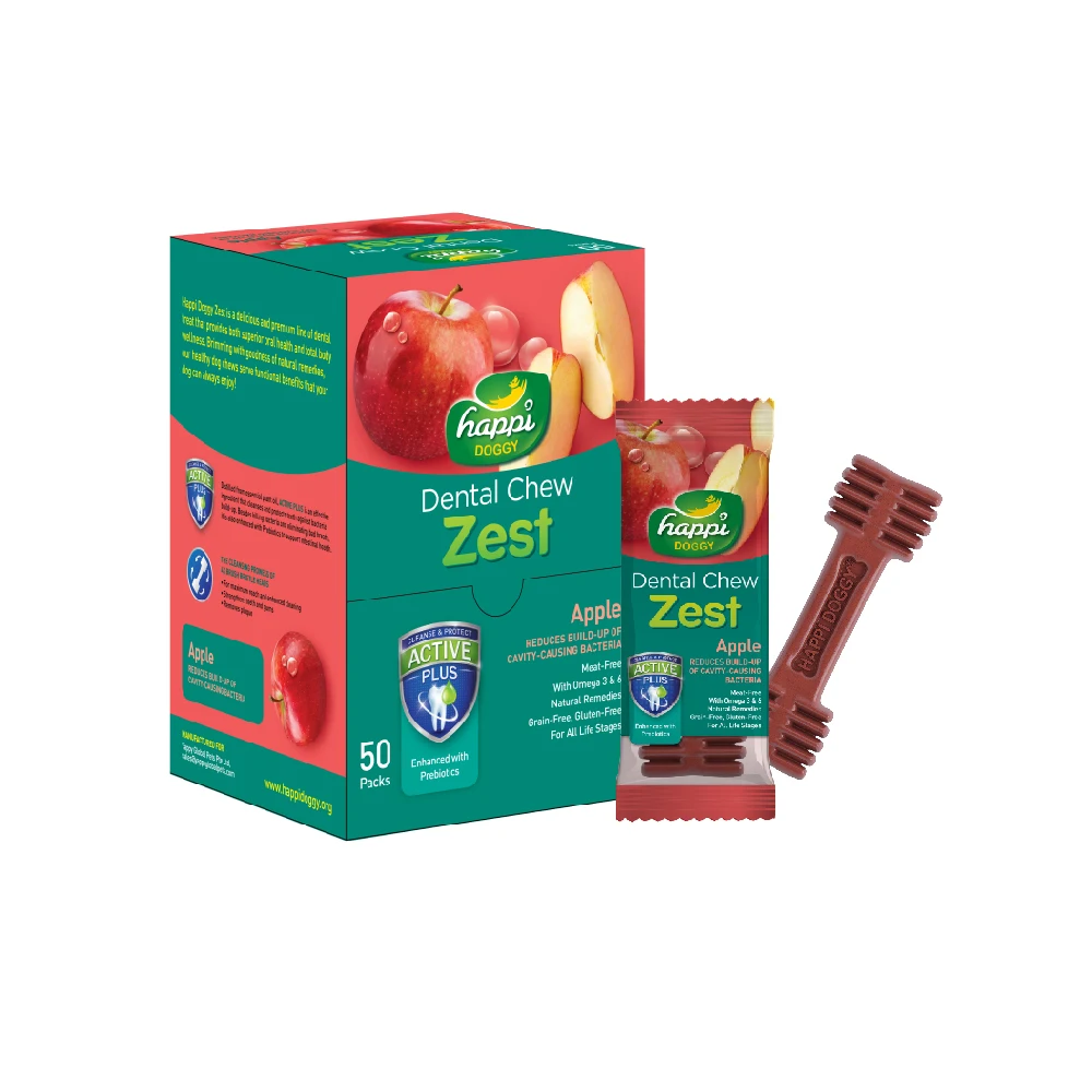 АПИ собачий Zest укрепленный пребиотики богатый Омега массаж десен жевательная игрушка для собак маленькая 4 дюйма аромат яблока с угощением