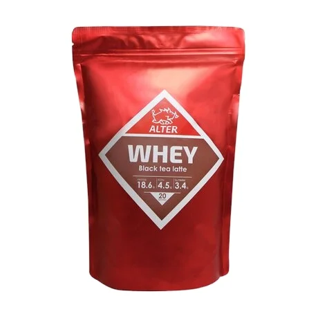 
black tea latte flavor whey protein drink for work out 