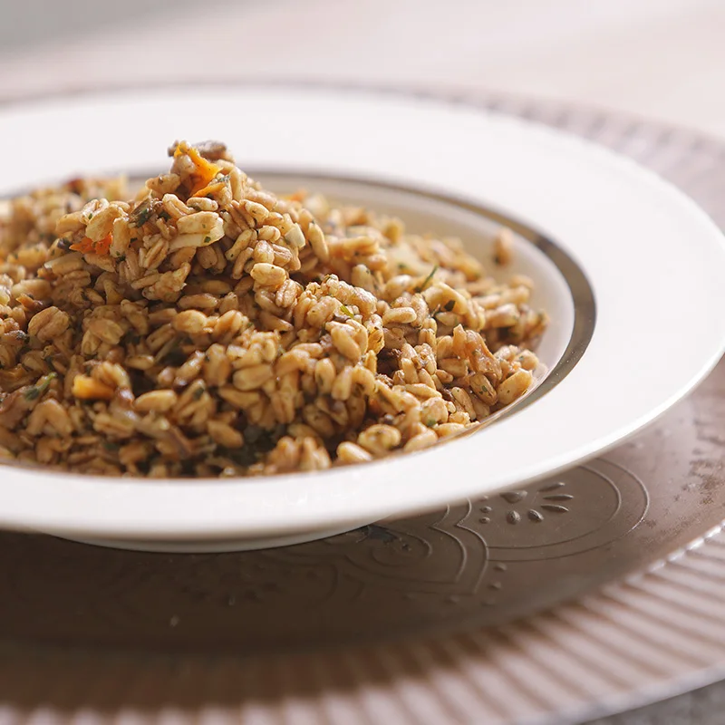  Italian Organic Top Quality Ready to cook meal Farro with Porcini Mushrooms 5 minutes 100g for microwave