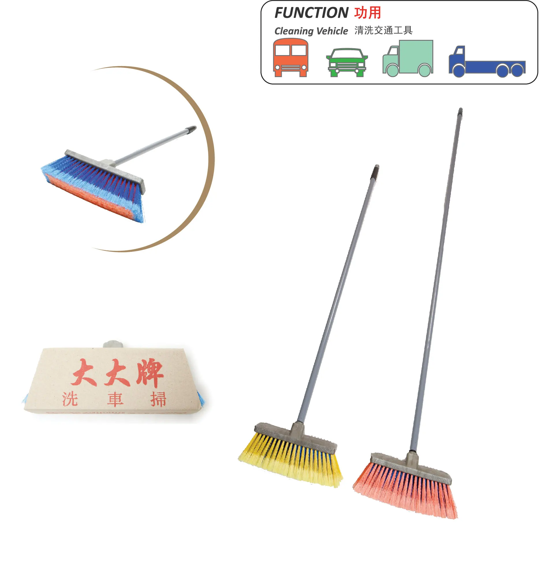 
Hot Sale Good Quality Malaysia Manufacturer Car Wash Brush 
