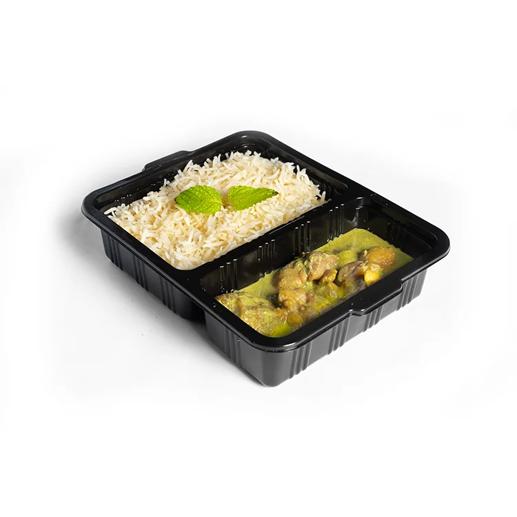 Hot Sale Frozen Ready to Eat Meal Green Curry Chicken with Herbal Instant Rice