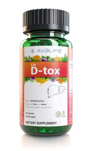 Avalife Liv D-ТОКС пищевая добавка 60 капсул с 30-ти дневной поставить самые продаваемые товары для здоровья оптом