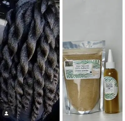 High Quality Chebe Powder And Karkar Oil Bundle Hair Growth 1kg