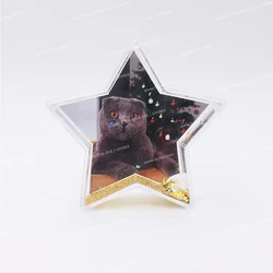 Short Time Delivery Best Supplier Christmas Gift High Quality Liquid Glitter Frame For Souvenir