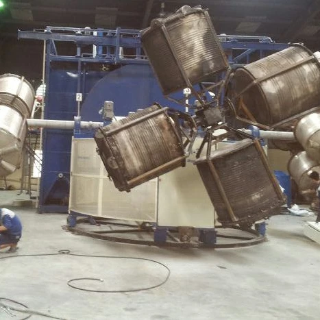 Fuel Tanks Water Tank Auto Parts Small Plastic Products Making rotomoulding Machine Carousel Bi axial Rotomolding Machine