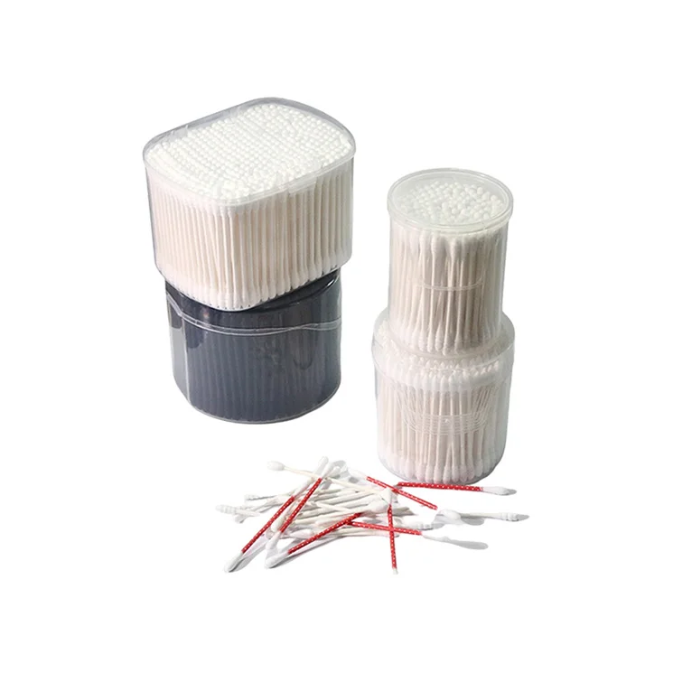 cotton ear bud swab dental industrial  cosmetic thin cotton swab for dog