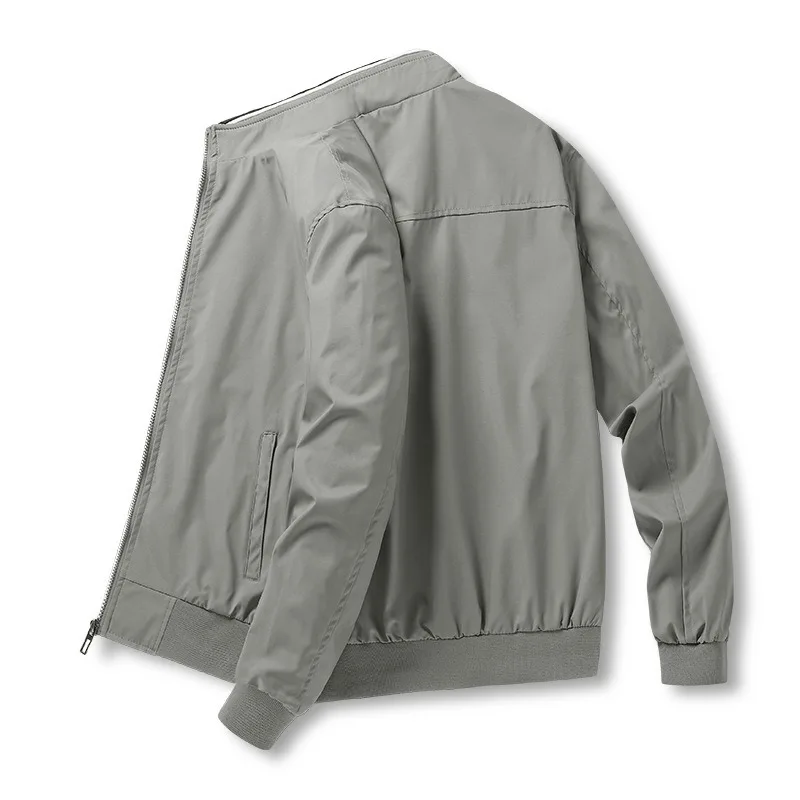 Customized high quality 2021 Wholesale Spring&Autumn Stand Collar Simple Style Men Outdoor Casual Sports Jacket
