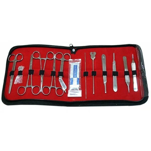 NEW 18 Pcs of Minor Surgery Set Surgical Instruments kit Stainless Steel