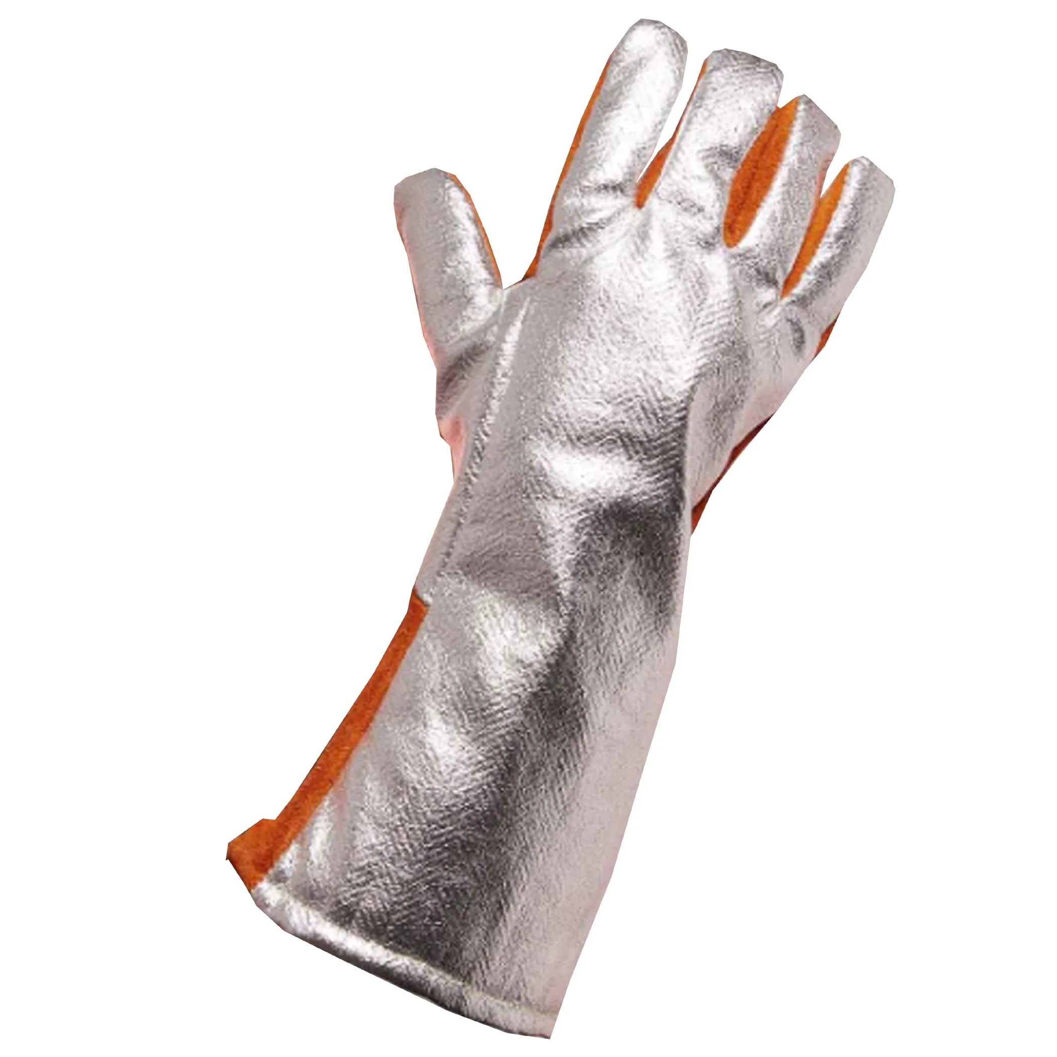 OEM Waterproof Cowhide Leather Fireplace Working Gloves Fire Pits Grilling Welding Heat Resistant Gloves