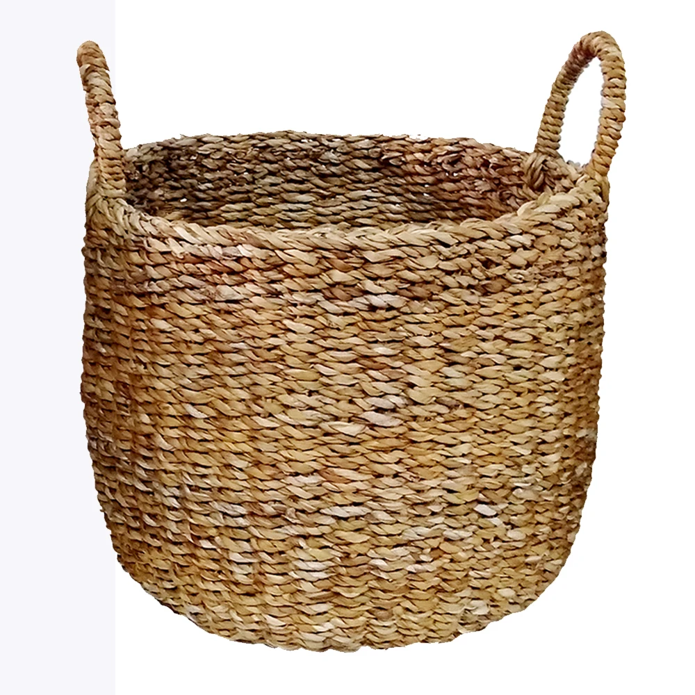 Hot selling products of Eco friendly biodegradable natural plant fiber seagrass basket Bangladesh
