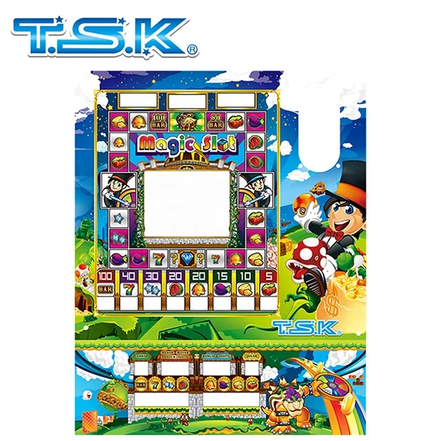 Taiwan Mario machine: MAGIC Coin Pusher Arcade Game