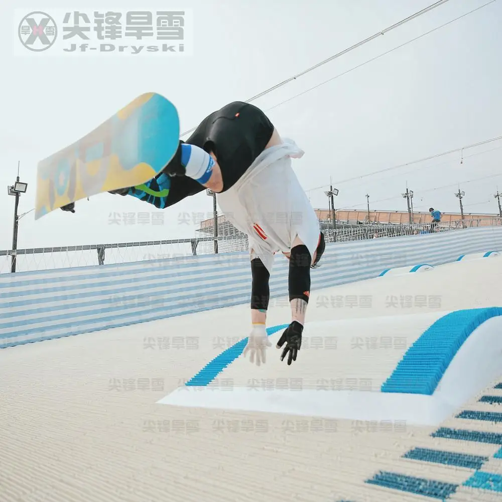 1215h6 JF dry ski needle mushroom dry ski mat us for dry slope artificial snow slope and work with dendix snowflex neveplast