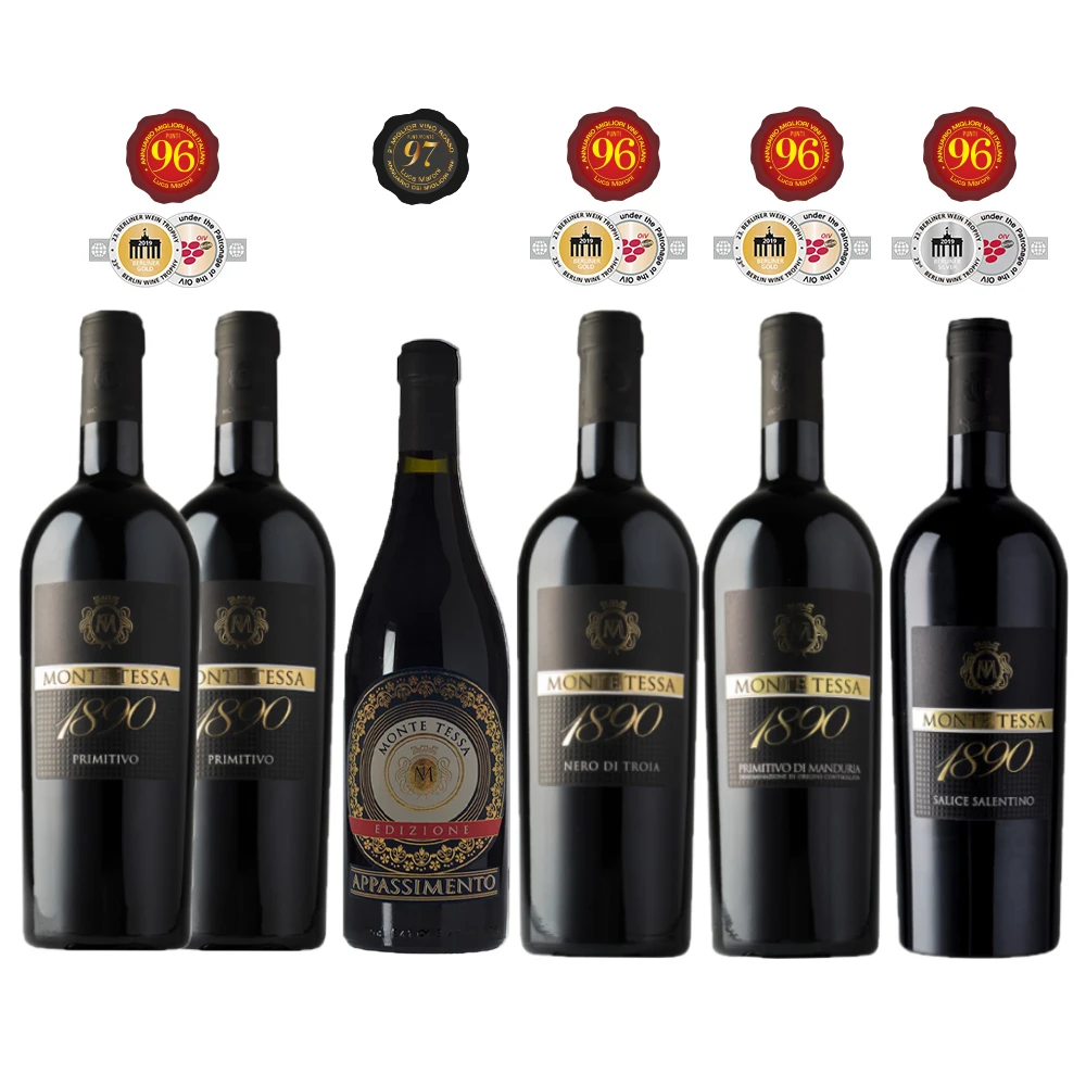 
Hot sales PRIMITIVO 1890 - IGP Red Wine 2018 Made in Italy 