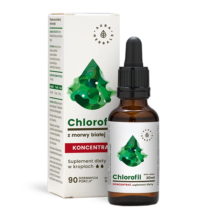 Chlorophyll - sodium-copper chlorophyllin drops (from white mulberry) - vegan - OEM - Private label - Hot product