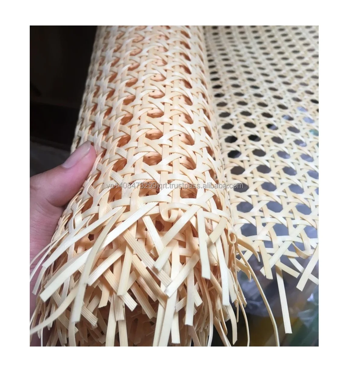 Ротанговая тростниковая лента стандартного размера, тонкая открытая сетка 1/2 дюйма, ширина 18 дюймов, высококачественный ротанговый рулон, листовой коврик 99GD
