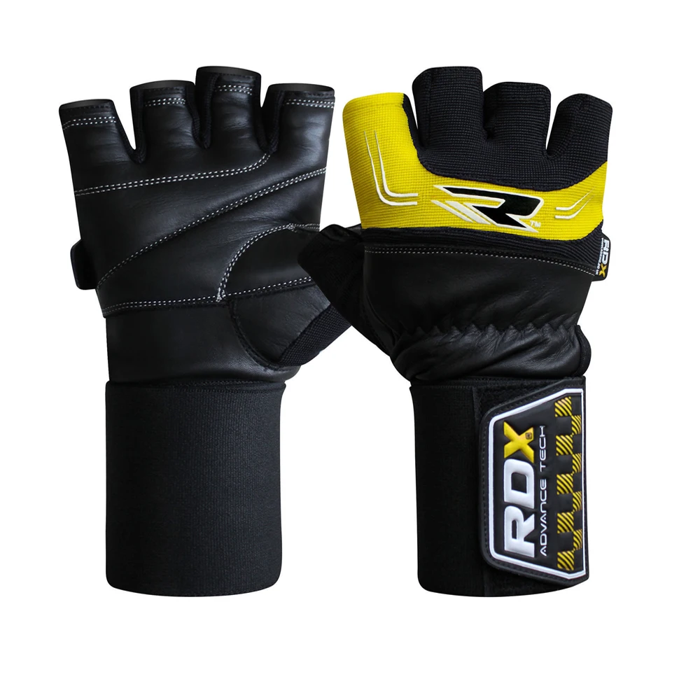 Top Quality Leather Gel weight lifting Body Building Gloves